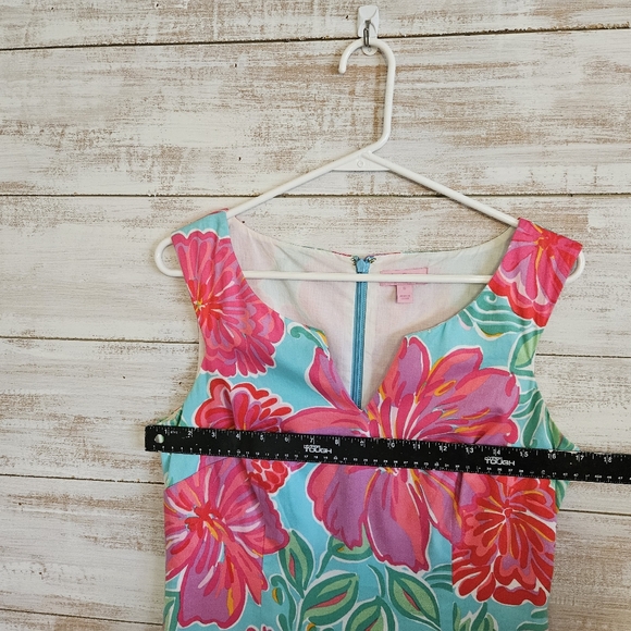 Lilly Pulitzer Taytay Dress Shorely Blue Bellina, Size 6 - Picture 5 of 12